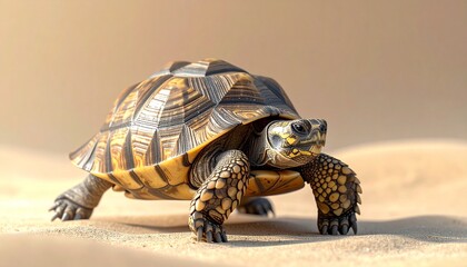turtle on the rock