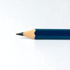 Close-up of a dark teal pencil