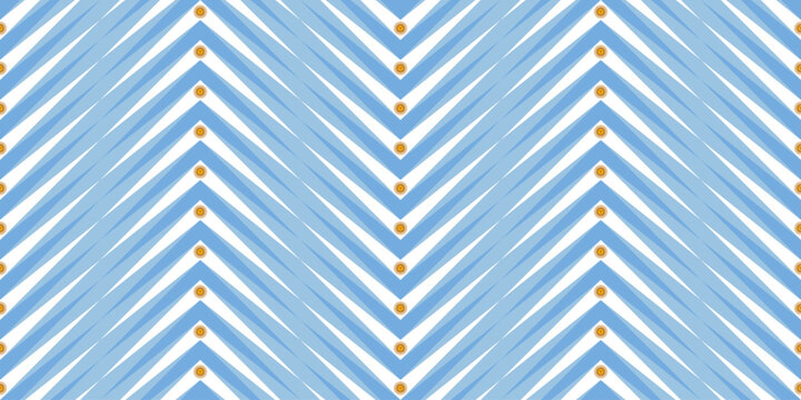 chevron argentina flag line pattern design. vector illustration