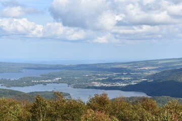 きじひき高原 パノラマ展望台からの風景