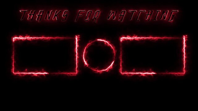 YouTube End Screen Saber Effect or YouTube Outro for Gaming Channel | Neon Glow
