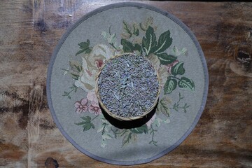 Lavender Pouch, Dry Lavender, Flower, Background