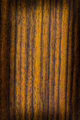 wooden background, board surface, natural wood pattern, palisander, rosewood, Dalbergia, Platymiscium, Cordia, vignetting, frame with a place for text or object, vertical