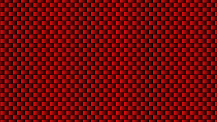 Abstract geometric pattern with repeating red and black squares creating a textured, woven effect.