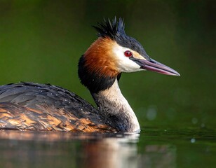 Close-up of a bird on water