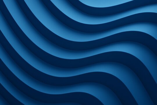 3D abstract blue layered wave background with modern gradient design