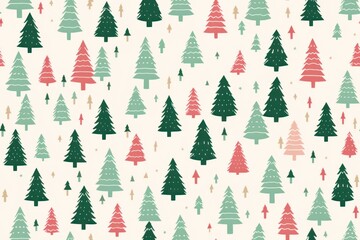 Obraz premium Christmas tree christmas backgrounds pattern.