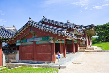 Fototapeta premium Changgyeonggung Palace in Seoul city, South Korea.