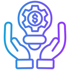 Business Innovation line gradient icon