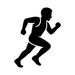 Naklejka premium Global professions icon of professional athlete