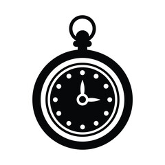 Antique Pocket Watch Icon Background