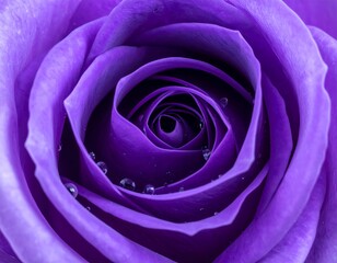 Close-up of a deep purple rose