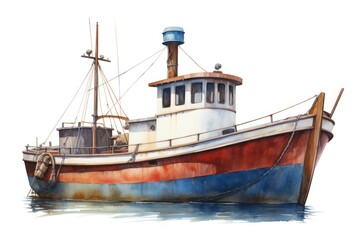 Fishing boat watercraft sailboat vehicle.