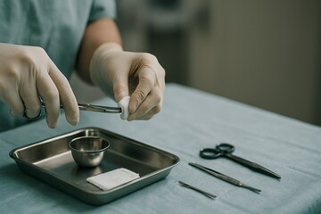 Focused detail of hands in action—perfect for medical training or hygiene campaign content.