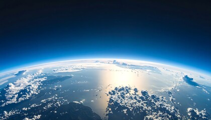 Earth from space, atmosphere, clouds, oceans