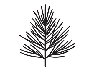 Pine Needle Shapes Nature In Green