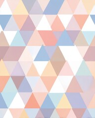 Pastel Triangular Pattern Background