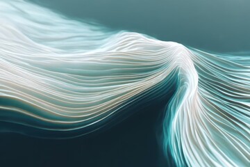 abstract blue wave background
