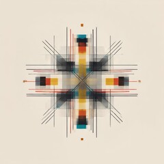 abstract background with colorful squares