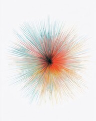 abstract background with colorful lines