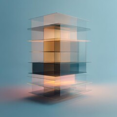 abstract background with cubes