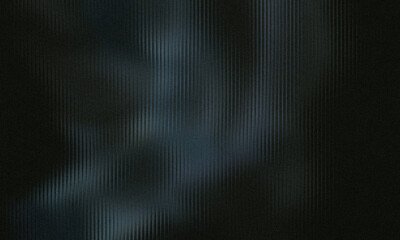 Obraz premium Dark Gray Vertical Ribbed Textured Background with Blue Hues abstract