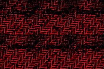 Seamless red and black abstract pattern