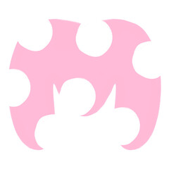 M Alphabet Hand Drawn Style And Pink Design Font Design M Alphabet Isolated