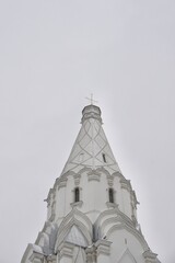Churches in the park in winter