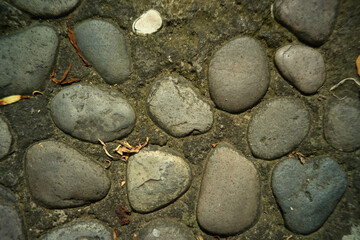 Concrete Wall Background with Stone Texture