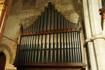 Pipe Organ in the Church of Saint Saviour on the Cliff, Shanklin.