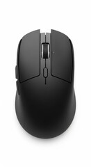 Sleek Wireless Computer Mouse Precision and Ergonomic Design Top View