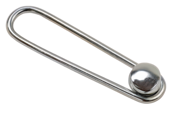 Shiny Metal Clasp with Round Ball