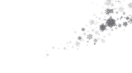 Obraz premium Abstract White and Grey Ink Splatter on Black Background