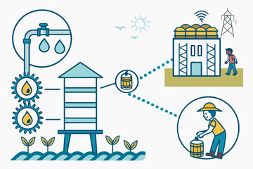 vector illustration of a house