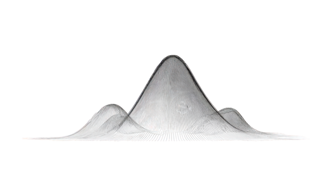 Abstract Symmetrical Light Gray Grayscale Image