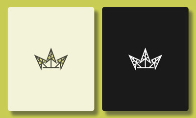 Crown Arrow Minimal Logo
