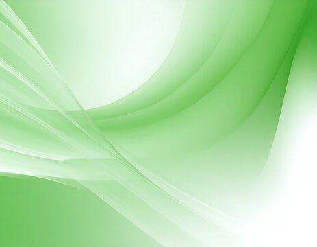 Abstract green curves