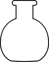 Laboratory Glassware Icon Featuring Beakers, Flasks, Test Tubes, Scientific Equipment, Chemistry, Experiment equipment, Research, Conical flask icons and Education Symbols in Modern Vector Style,