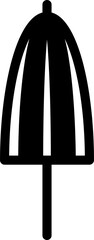 Beach Umbrella Icon Element