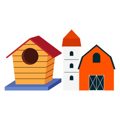 Thanksgiving themed autumn objects collection