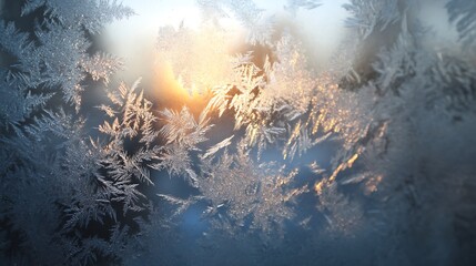 sun shining through the trees