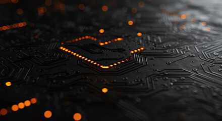 electronic circuit board with processor