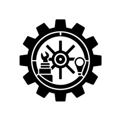 predictive maintenance for equipment icon 