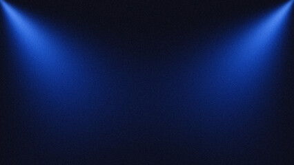 Obraz premium blue spotlight background