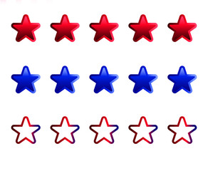 Stars icon set