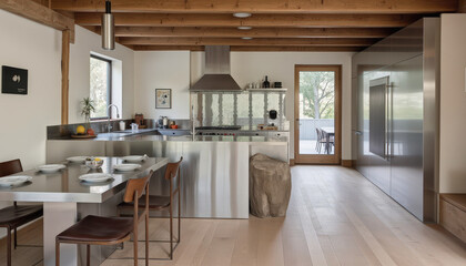 modern kitchen interior