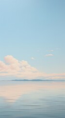 Fototapeta premium Lake outdoors horizon nature.