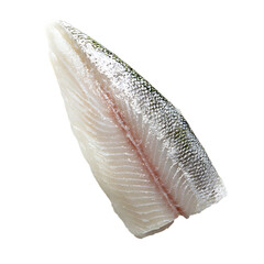 Raw fish fillet highlighting fresh flaky texture png
