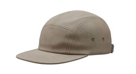 Fototapeta premium Khaki Baseball Cap Isolated on Transparent Background - Sporty, Casual Style